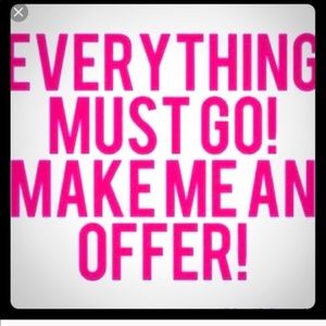 Make a reasonable offer on my closet!